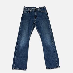 Wrangler Blue Denim Relaxed Bootcut Jeans (Classic Color)